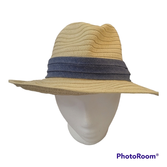 J. Jill Accessories Jjill Womens Straw Panama Hat With Pale Shades
